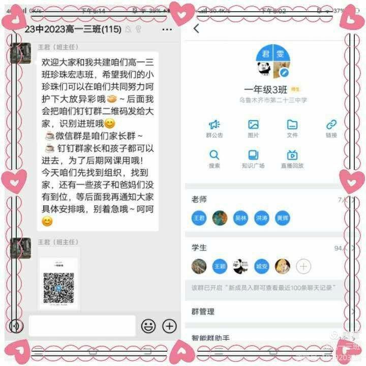 关于钉钉客户端家校群成绩栏的信息
