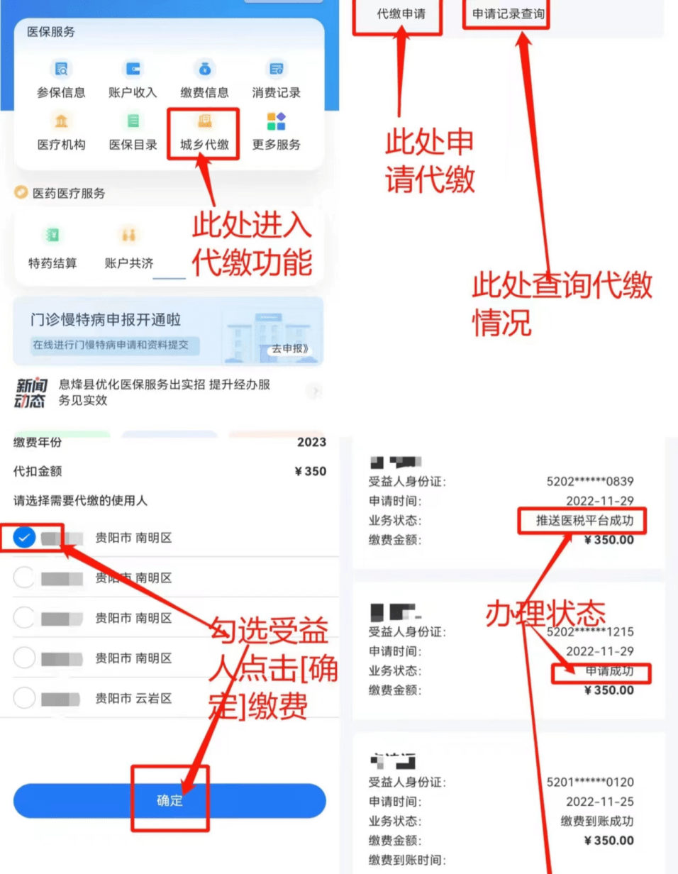 苹果官网查询电子版app:贵州省职工医保个人账户已实现代缴居民医保费啦（附操作详解）-第3张图片-太平洋在线下载