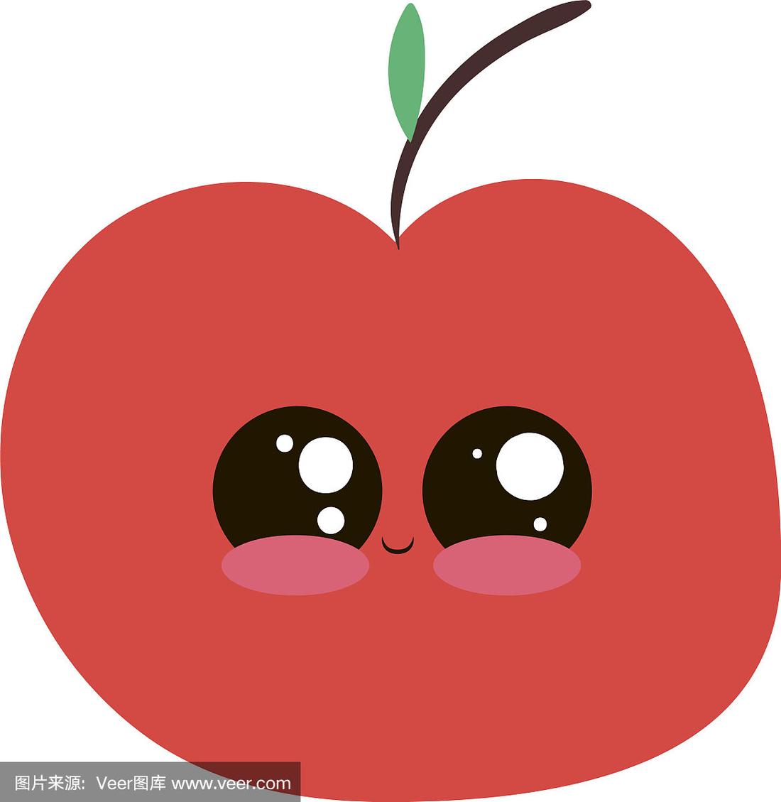 q版小苹果小苹果卡通头像